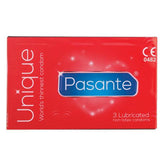 Pasante Unique Latex-vrije condooms 3 stuks - PlayForFun